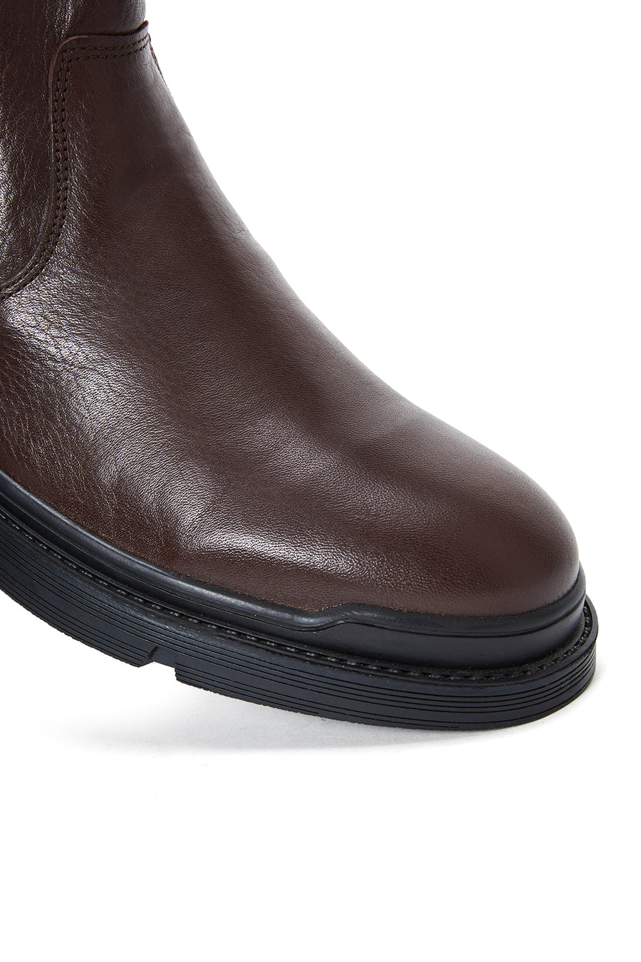 Men's Brown Leather Casual Chelsea Boots