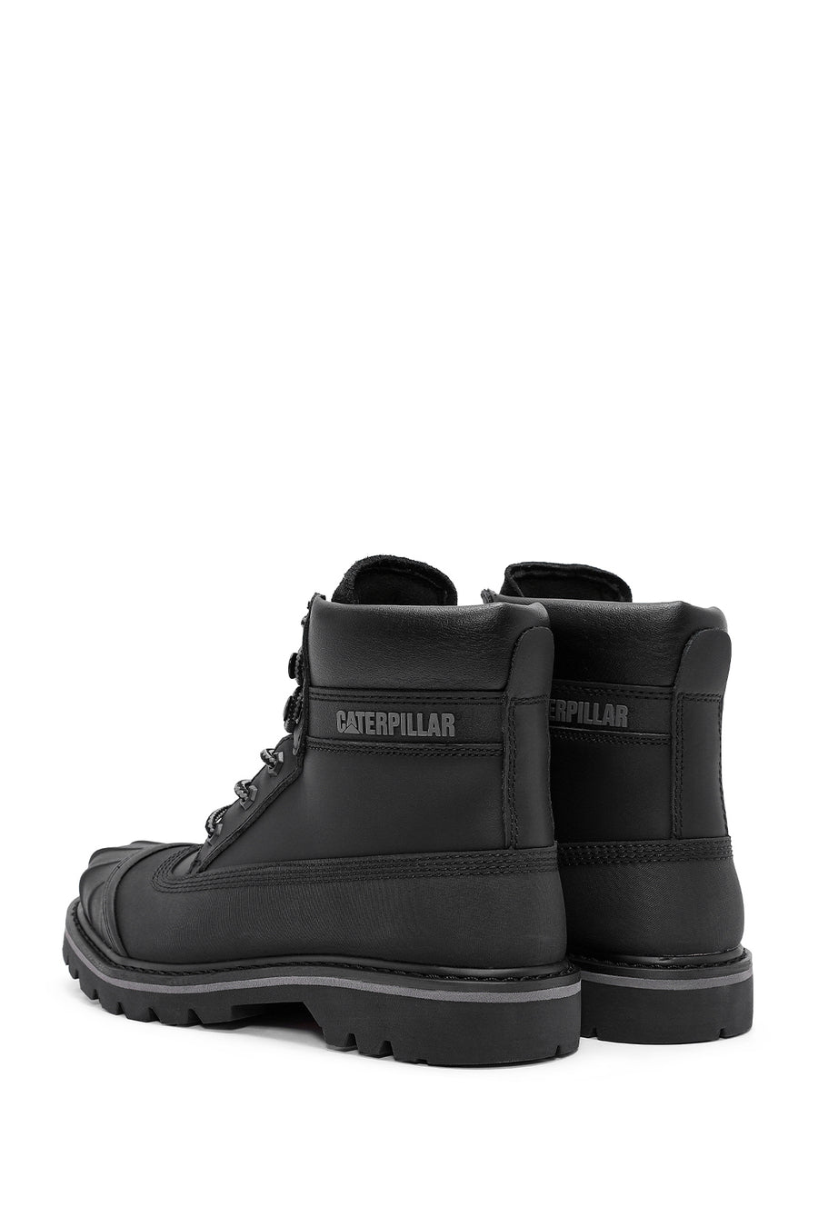 Caterpillar Men's Black Colorado Galosh WP Lace-Up Leather Combat Boots