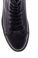 Men's Zipper Detailed Leather Boots | Derimod