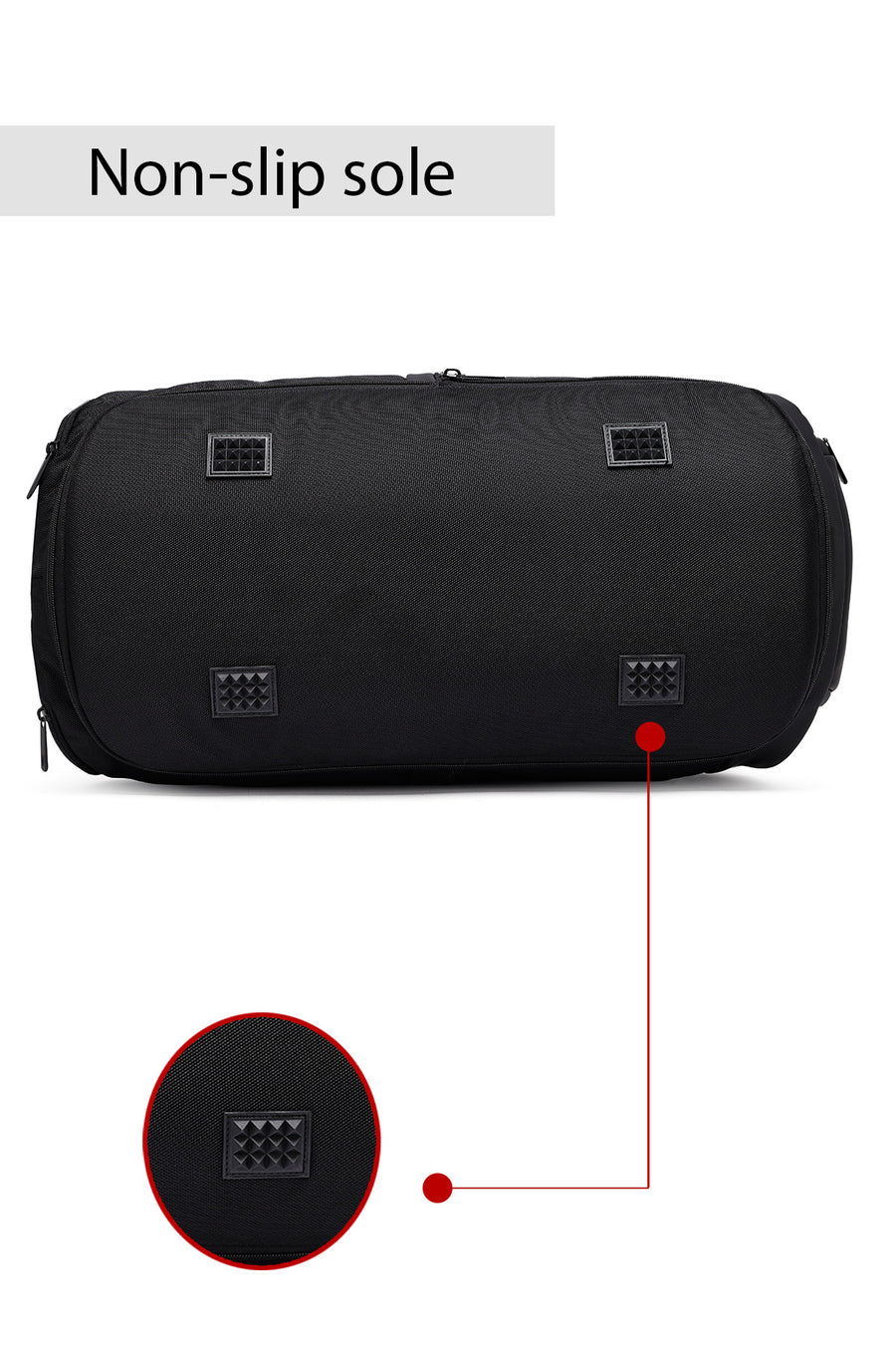 D-Pack Erkek Siyah Uzun Askılı Kumaş Seyahat Çantası