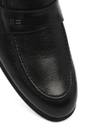 Erkek Siyah Deri Klasik Loafer | Derimod