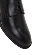Derimod Fly Male Black Lace-Up Leather Casual Shoes | Derimod