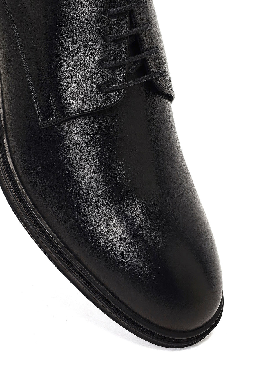 Derimod Fly Male Black Lace-Up Leather Casual Shoes