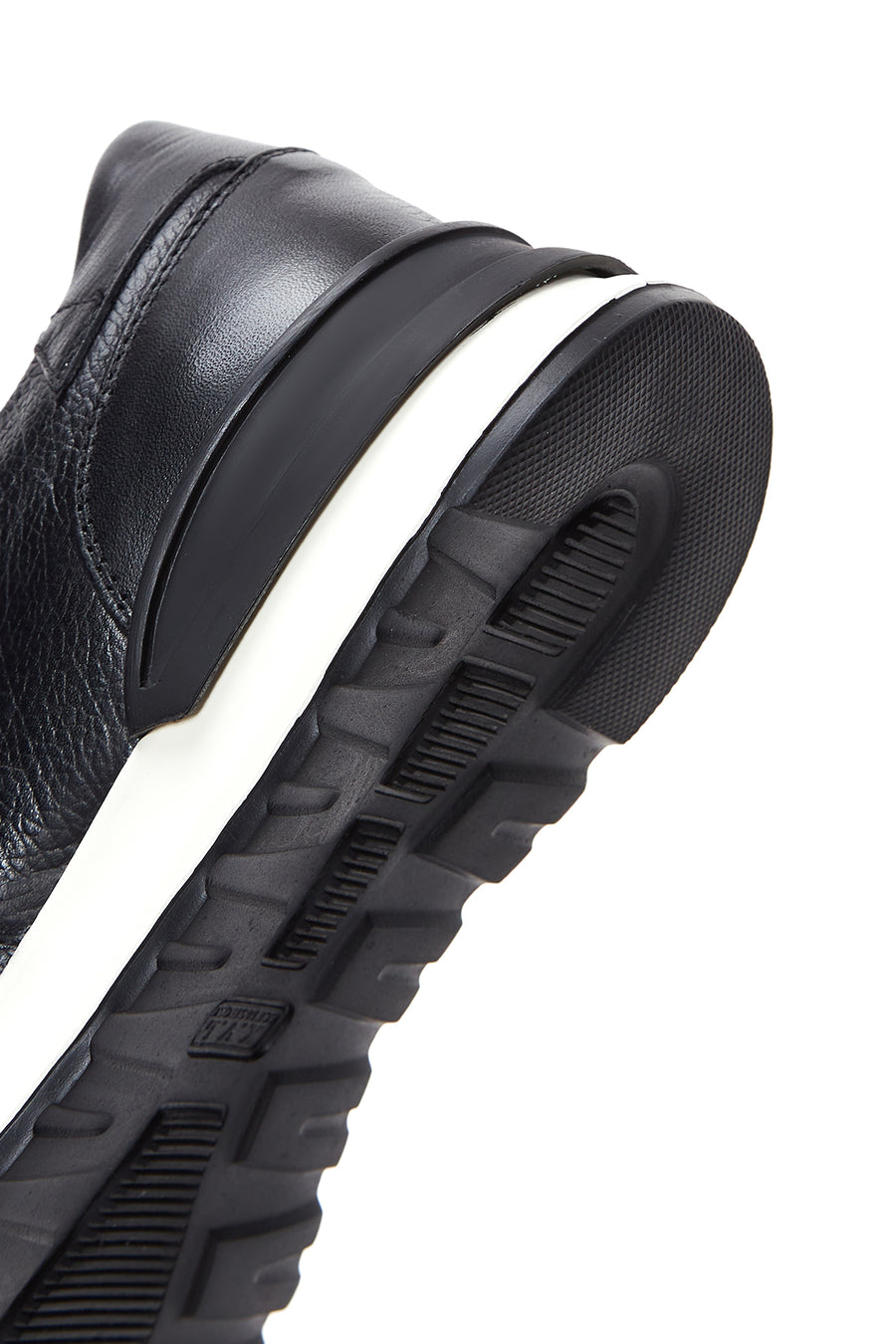 Erkek Siyah Deri Sneaker