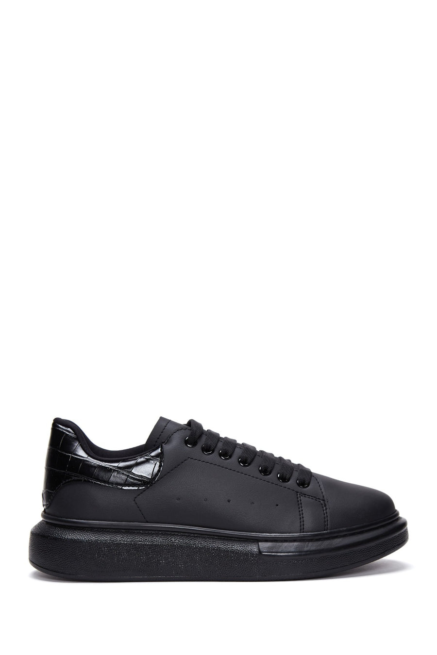 Erkek Siyah Kalın Tabanlı Sneaker 22WFD629218 | Derimod