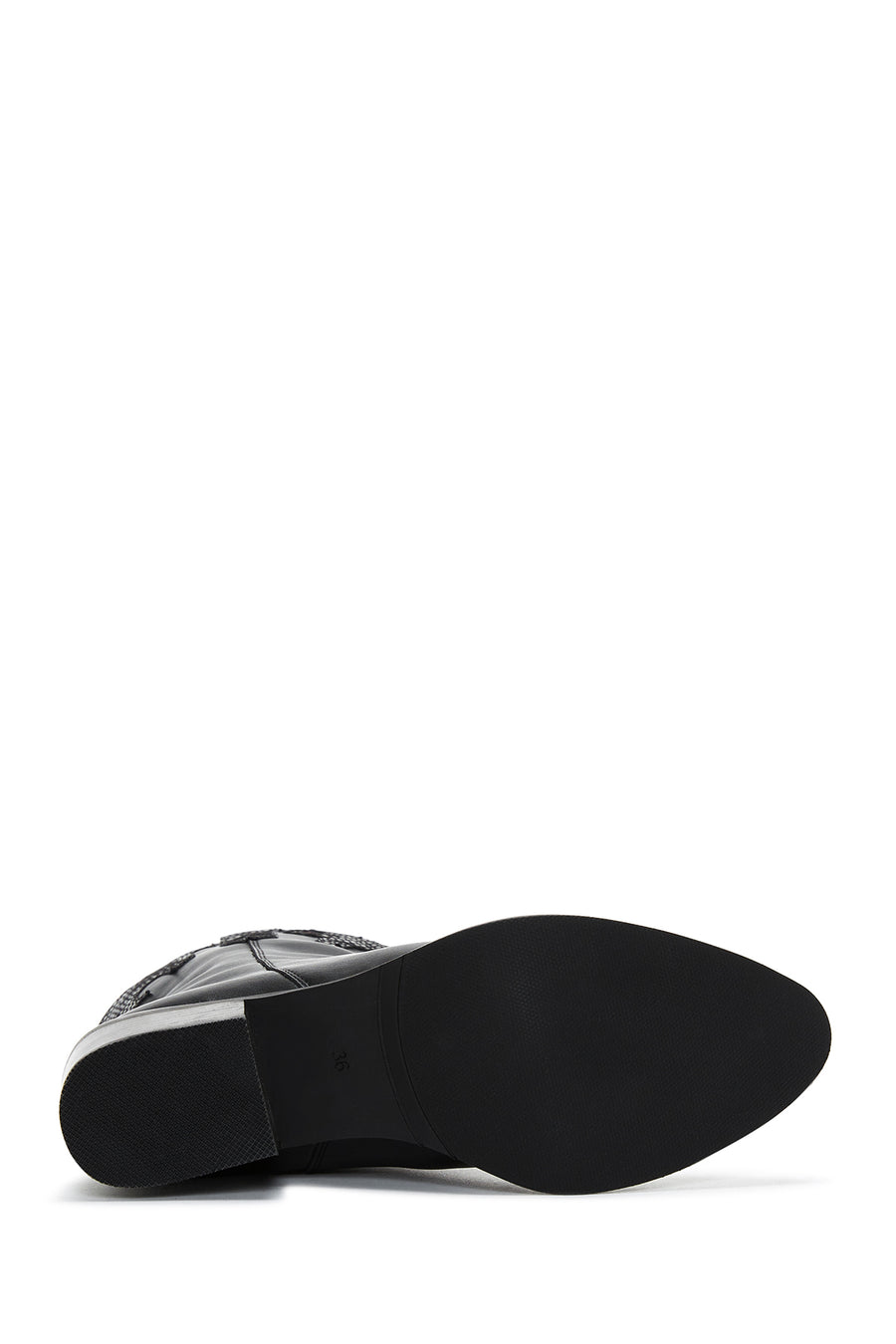 Women's Black Heeled Cowboy Boots