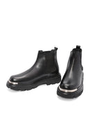 
Men's Black Metal Detailed Leather Chelsea Boot
 | Derimod