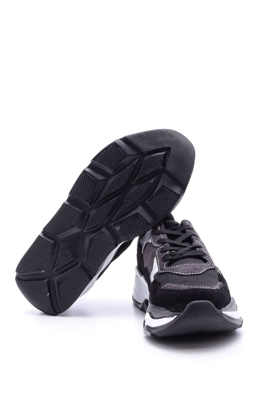 Women's Suede Detailed Sneaker