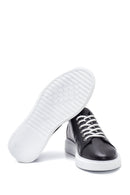 Men's Black Leather Sneaker | Derimod