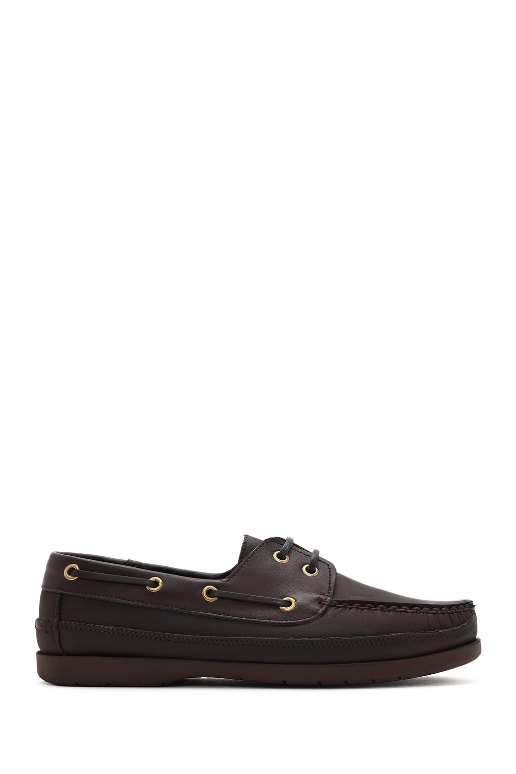 Erkek Kahverengi Deri Comfort Casual Ayakkabı