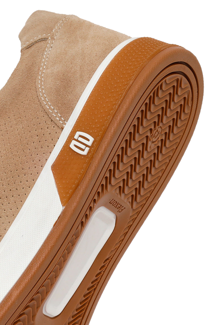 Erkek Bej Bağcıklı Süet Deri Sneaker