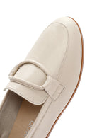 Kadın Bej Deri Casual Loafer | Derimod