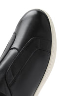 Men's Black Leather Sneaker | Derimod