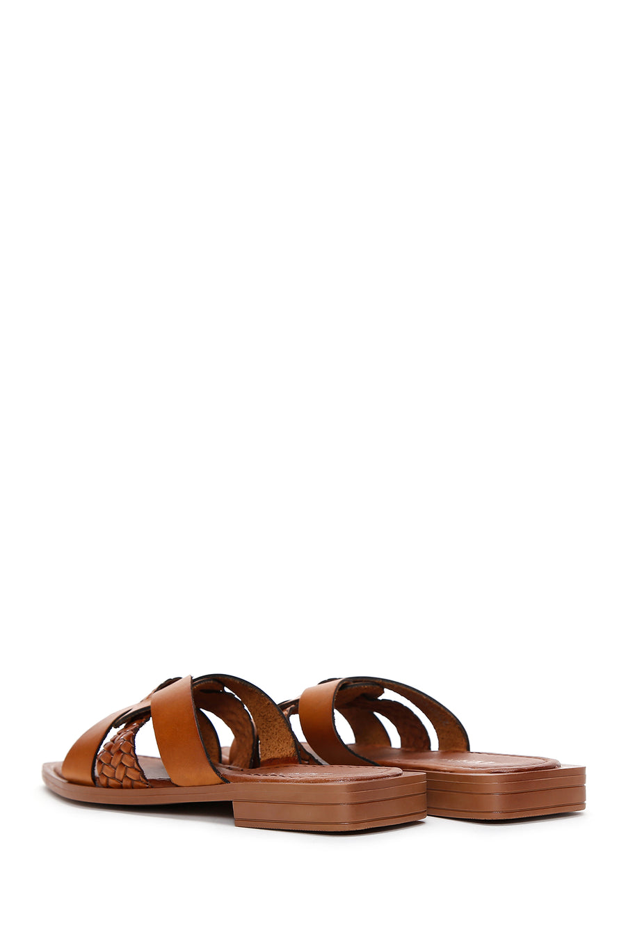 Kadın Taba Deri Terlik