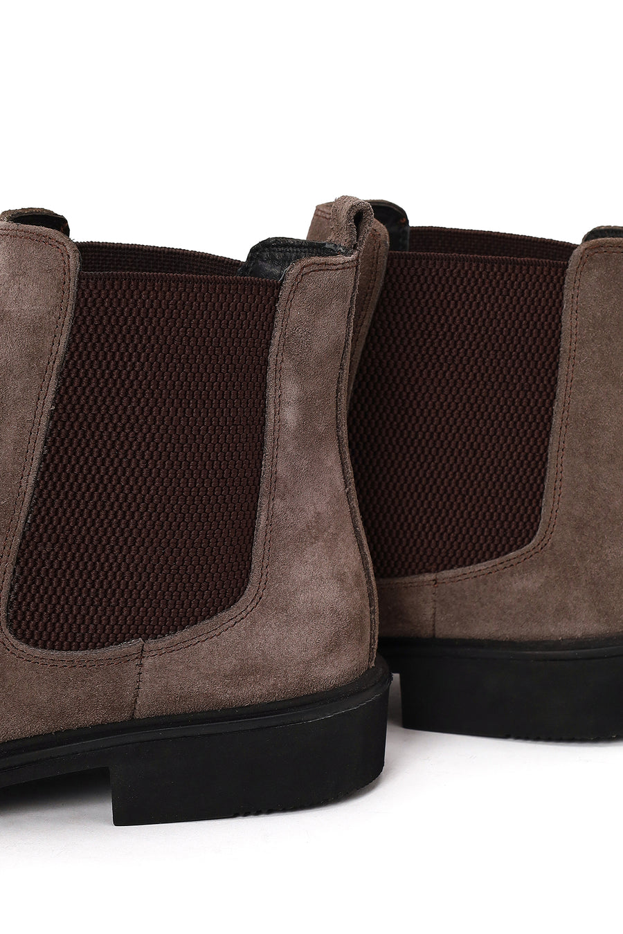 Male Mink Suede Chelsea Boots