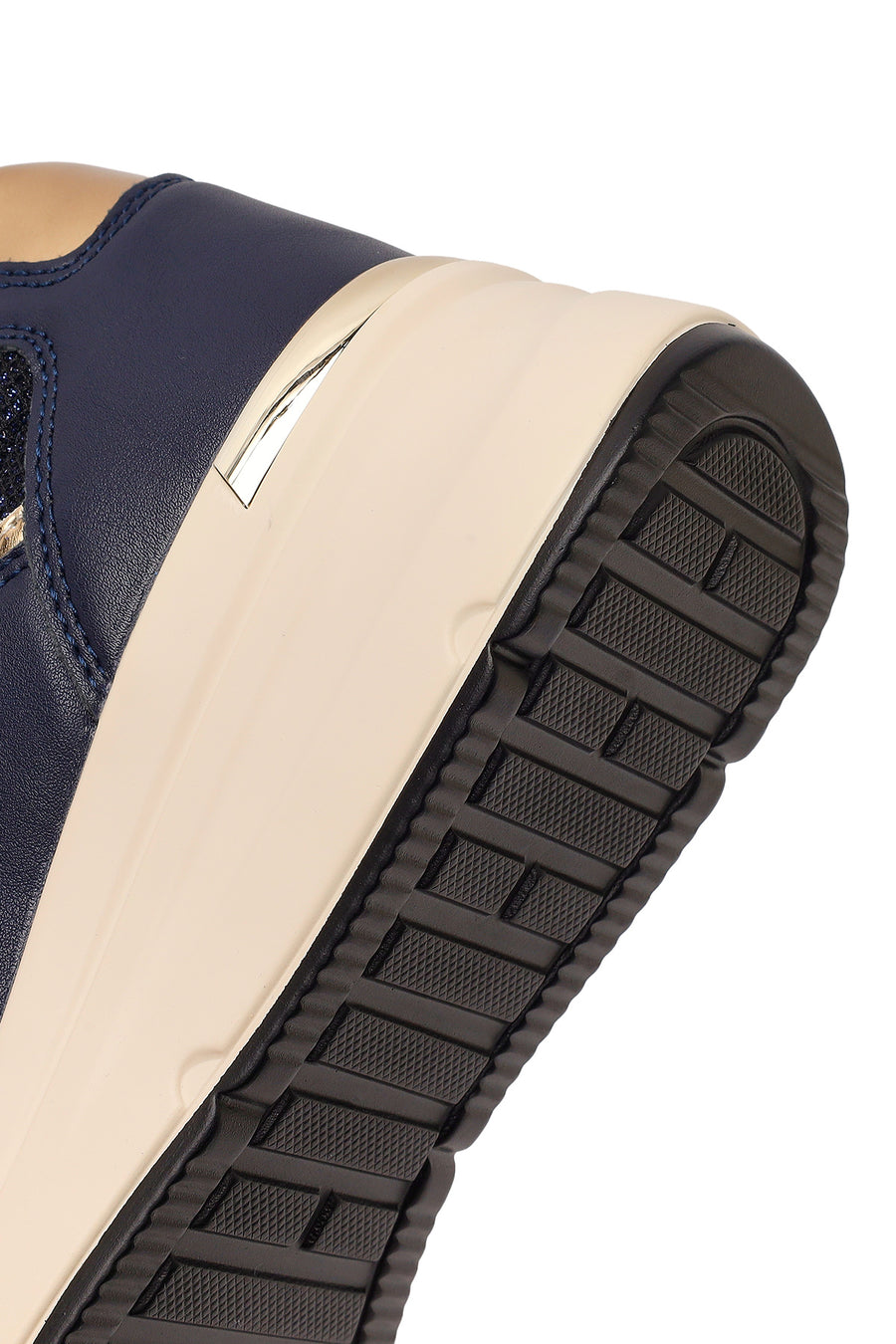 Kadın Lacivert Kalın Tabanlı Sneaker