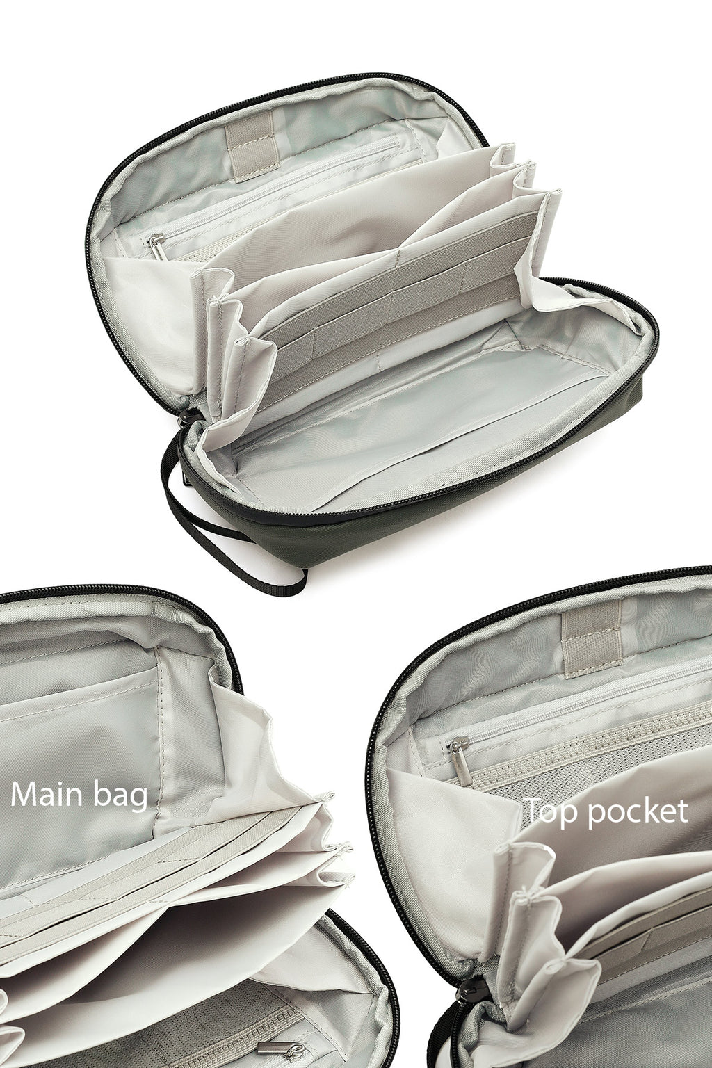 D-Pack Erkek Haki Kumaş El Çantası