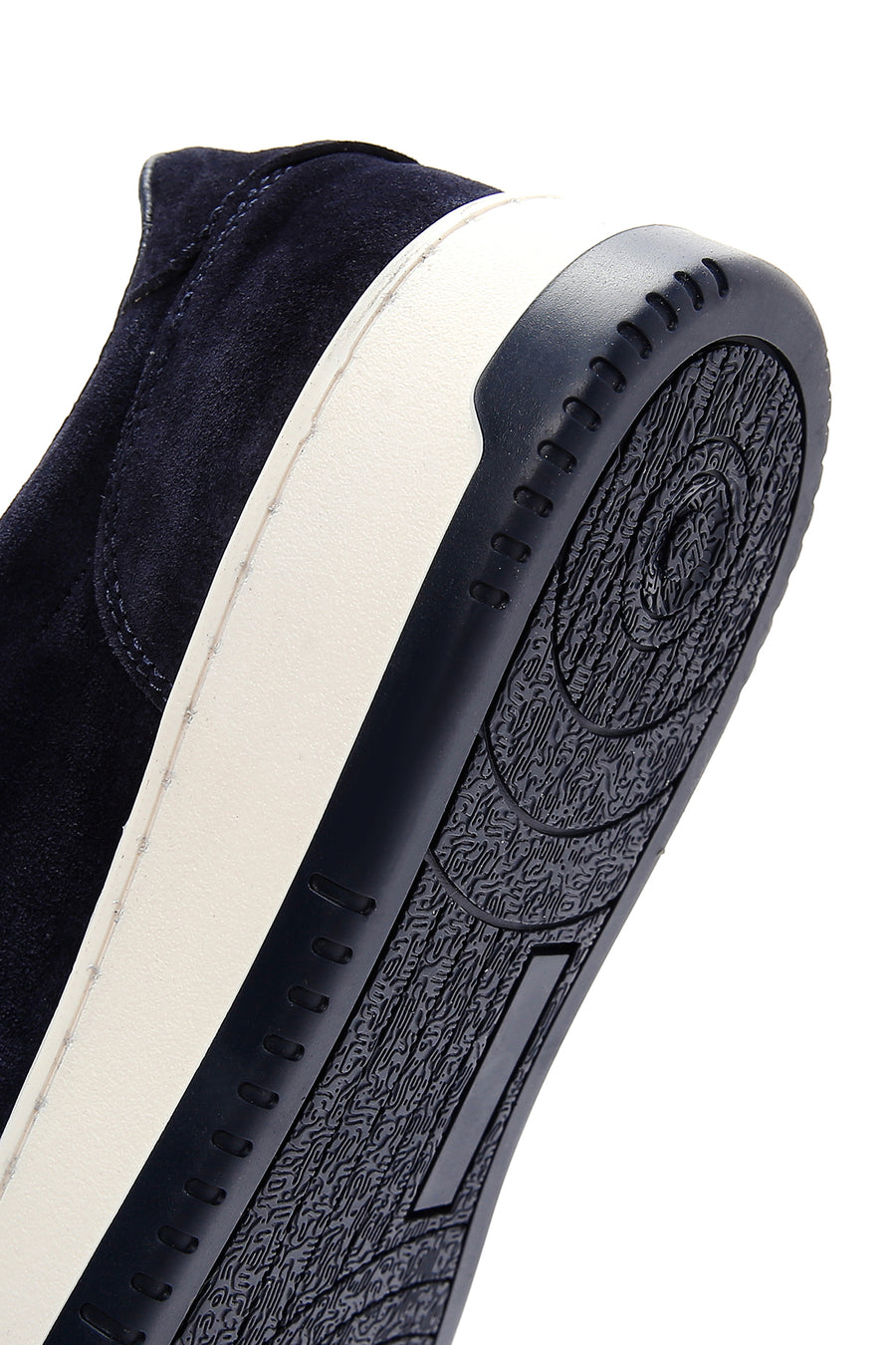 Erkek Lacivert Süet Deri Sneaker