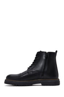Men's Leather Zippered Boots | Derimod