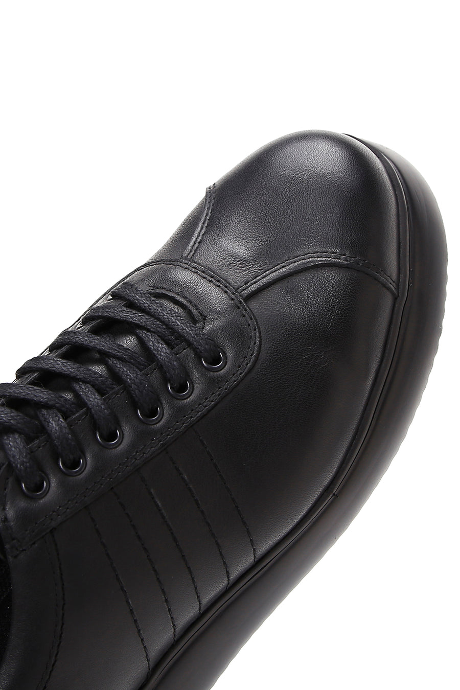 Erkek Siyah Deri Casual Sneaker