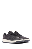 Erkek Antrasit Süet Deri Sneaker | Derimod