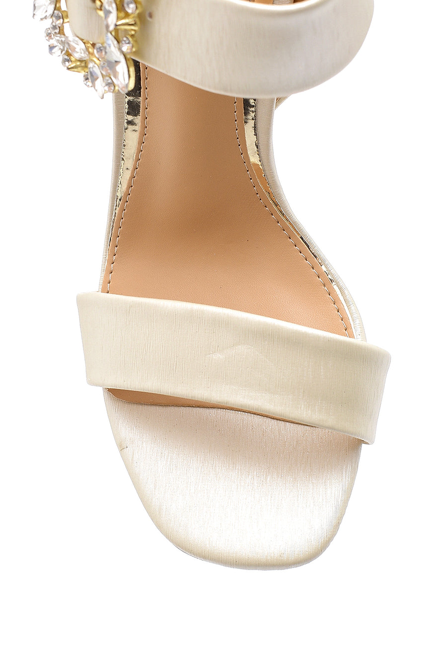 Women's Buckle Detailed Heeled Sandals
