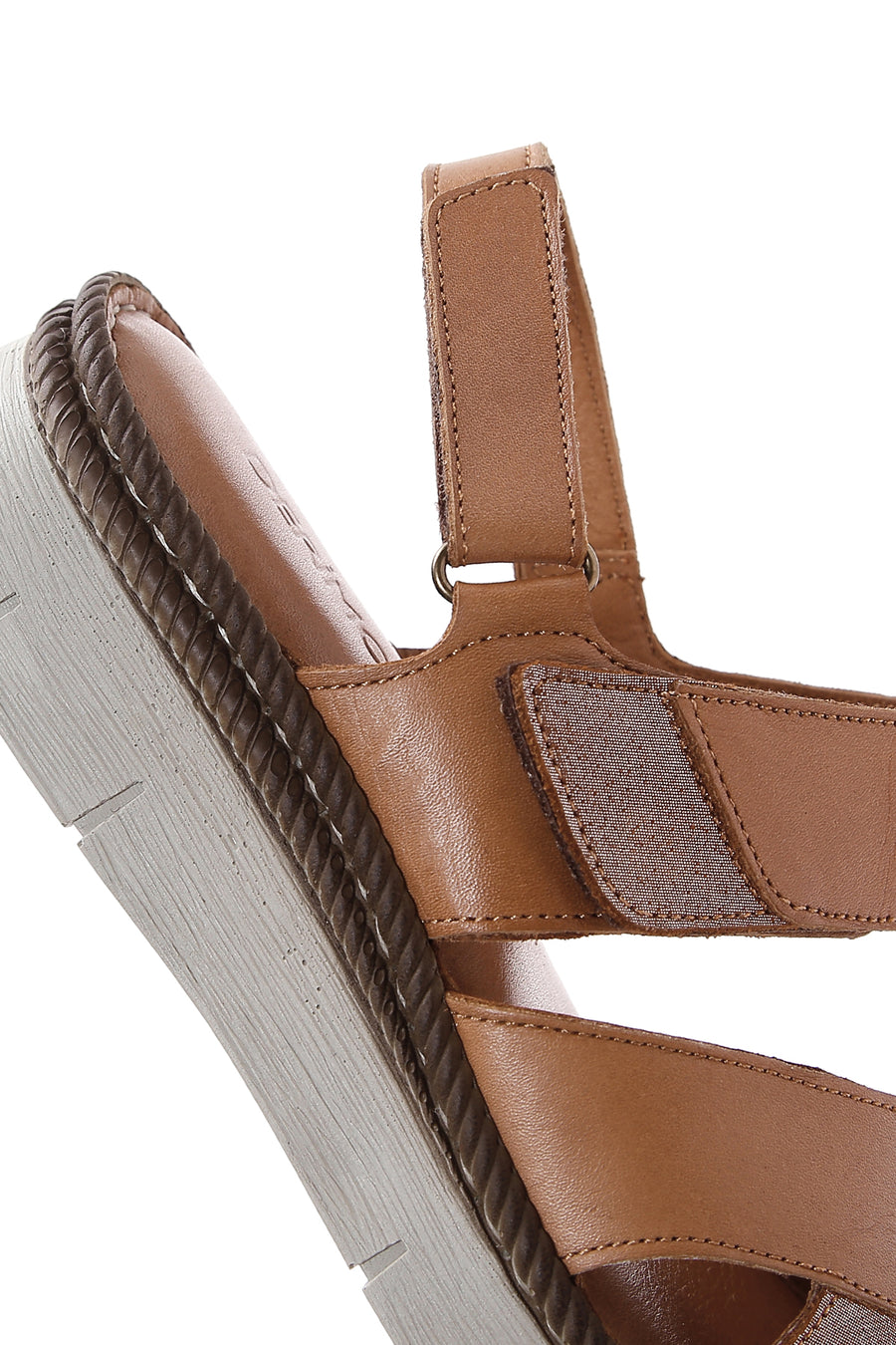 Kadın Taba Deri Comfort Sandalet