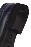 Men's Navy Blue Lace-up Leather Casual Shoes | Derimod