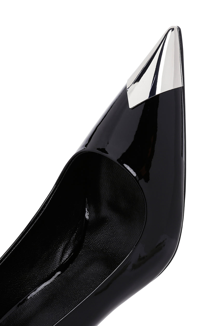 Women's Black Heeled Leather Shoes