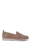 Women's Mink Suede Leather Comfort Loafer | Derimod