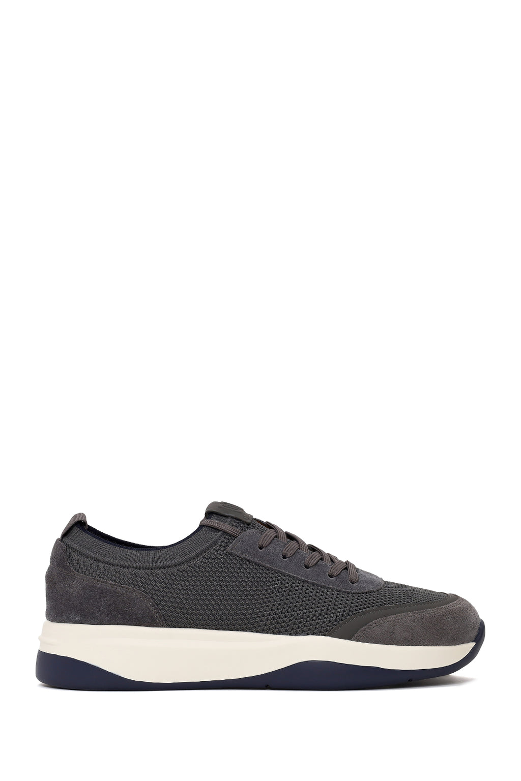 Derimod Zero Erkek Gri Bağcıklı Kalın Tabanlı Kumaş Sneaker