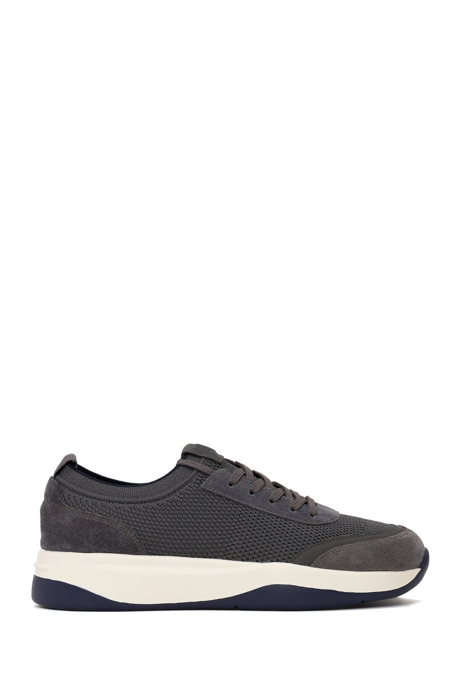 Derimod Zero Erkek Gri Bağcıklı Kalın Tabanlı Kumaş Sneaker WM680055TT | Derimod