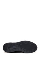 Erkek Lacivert Deri Casual Sneaker | Derimod