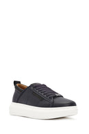 ACBC x Derimod Men's Navy Lace-Up Sneakers | Derimod