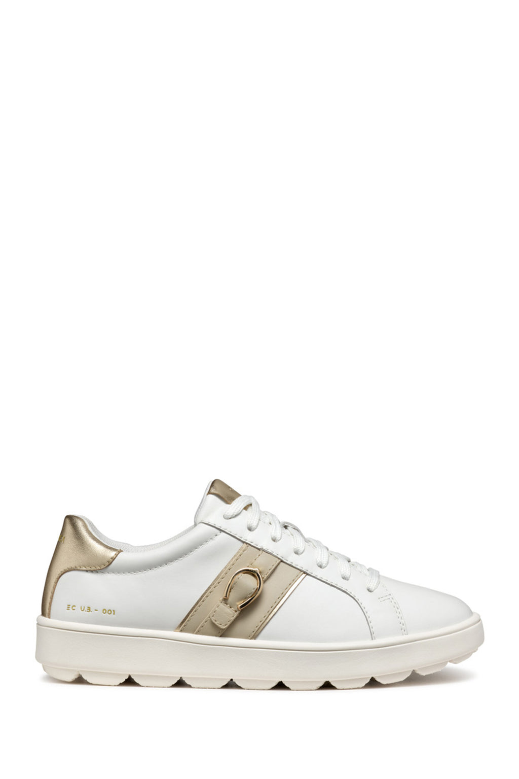 Geox Kadın Vizon D Spherica Ecub - 1 A - Nappa Bağcıklı Deri Sneaker