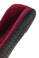 Kadın Bordo Kumaş Loafer | Derimod
