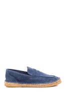 Men's Leather Suede Espadrilles | Derimod