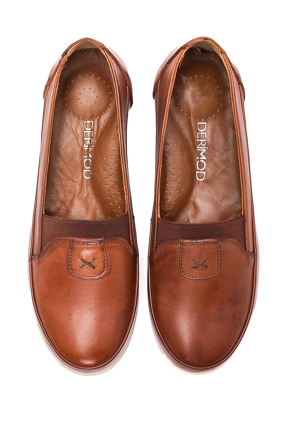 Women's Tan Leather Comfort Loafer