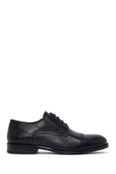Male Black Lace-Up Leather Casual Shoes | Derimod