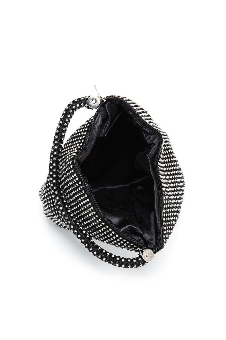 Women's Black Stone Handbag