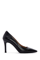 Kadın Siyah Deri Stiletto | Derimod
