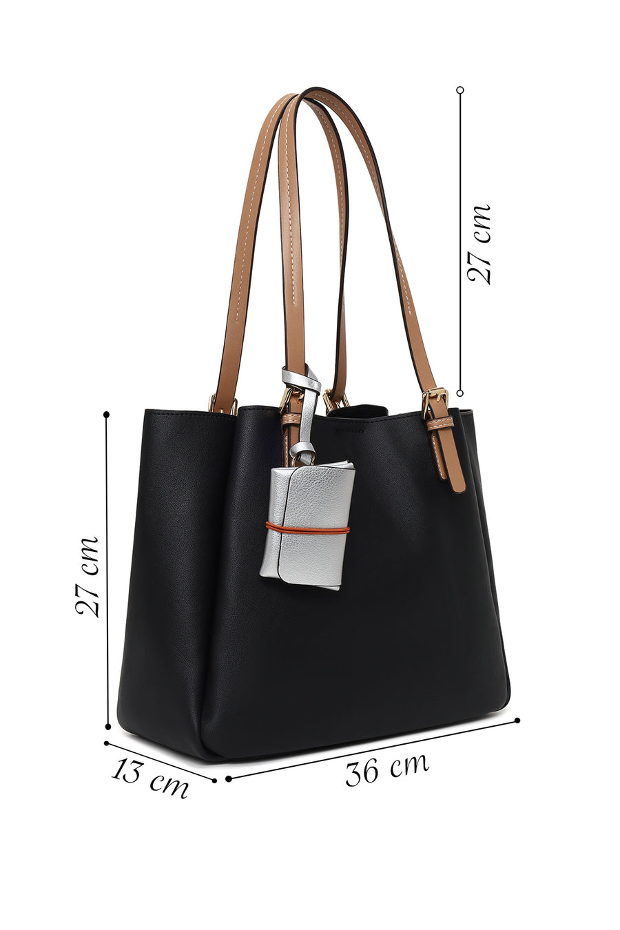 Woman Black Casual Shoulder Bag