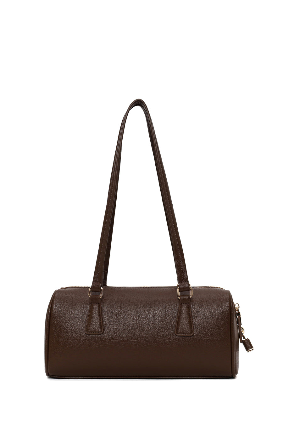Woman Brown Charmed Shoulder Bag
