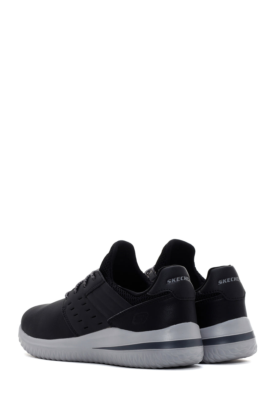 Skechers Erkek Siyah Delson Sneaker