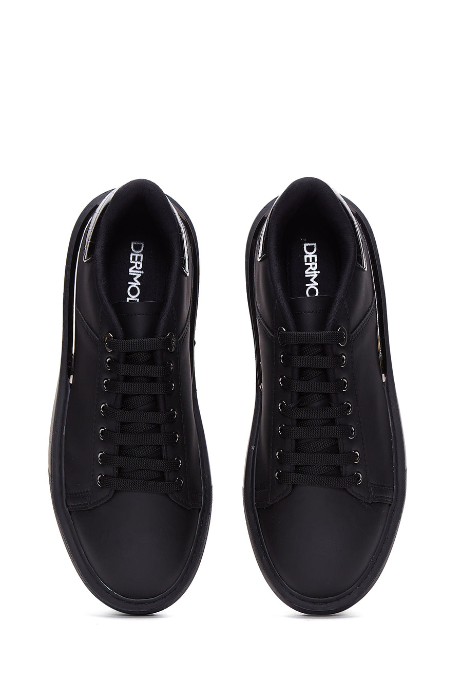 Men's Black Thick Soled Sneaker