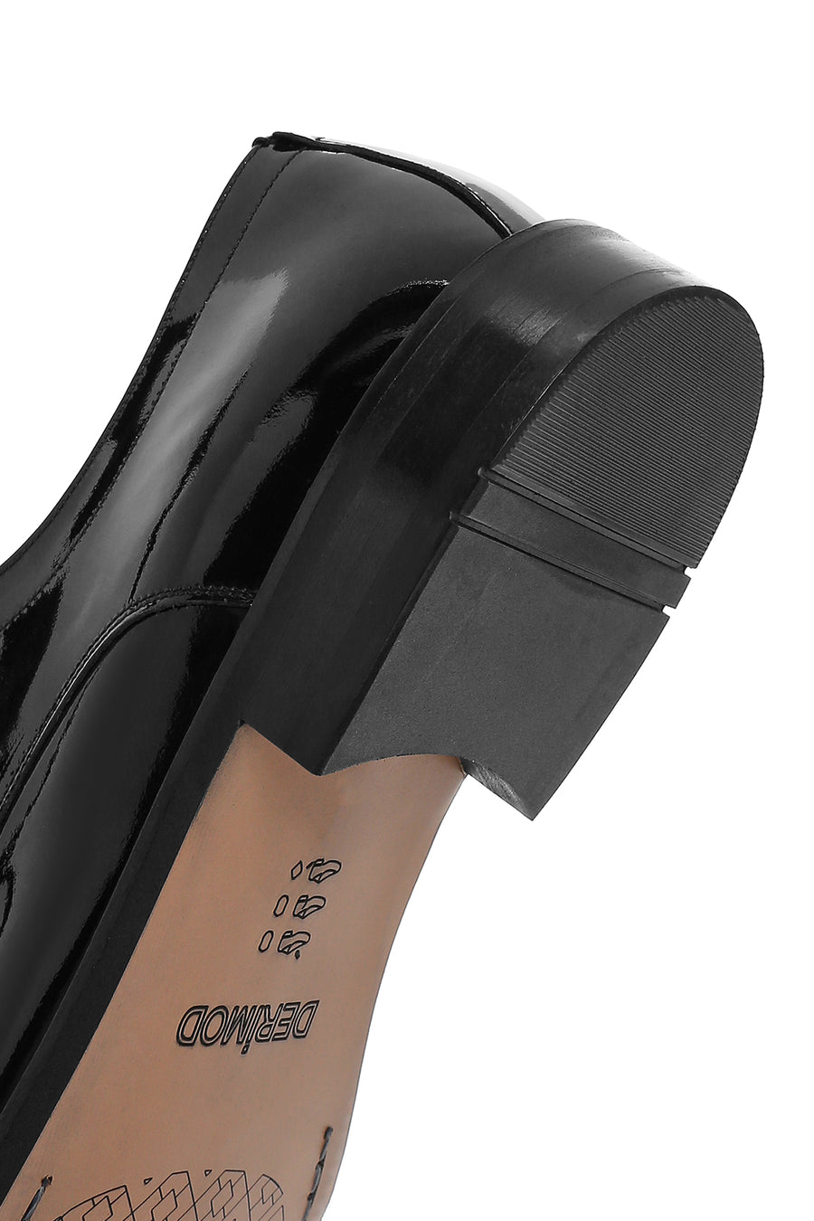 Men's Black Laced Patent Leather Classic Shoes