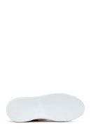 Women's Powder Lace-Up Leather Sneaker | Derimod