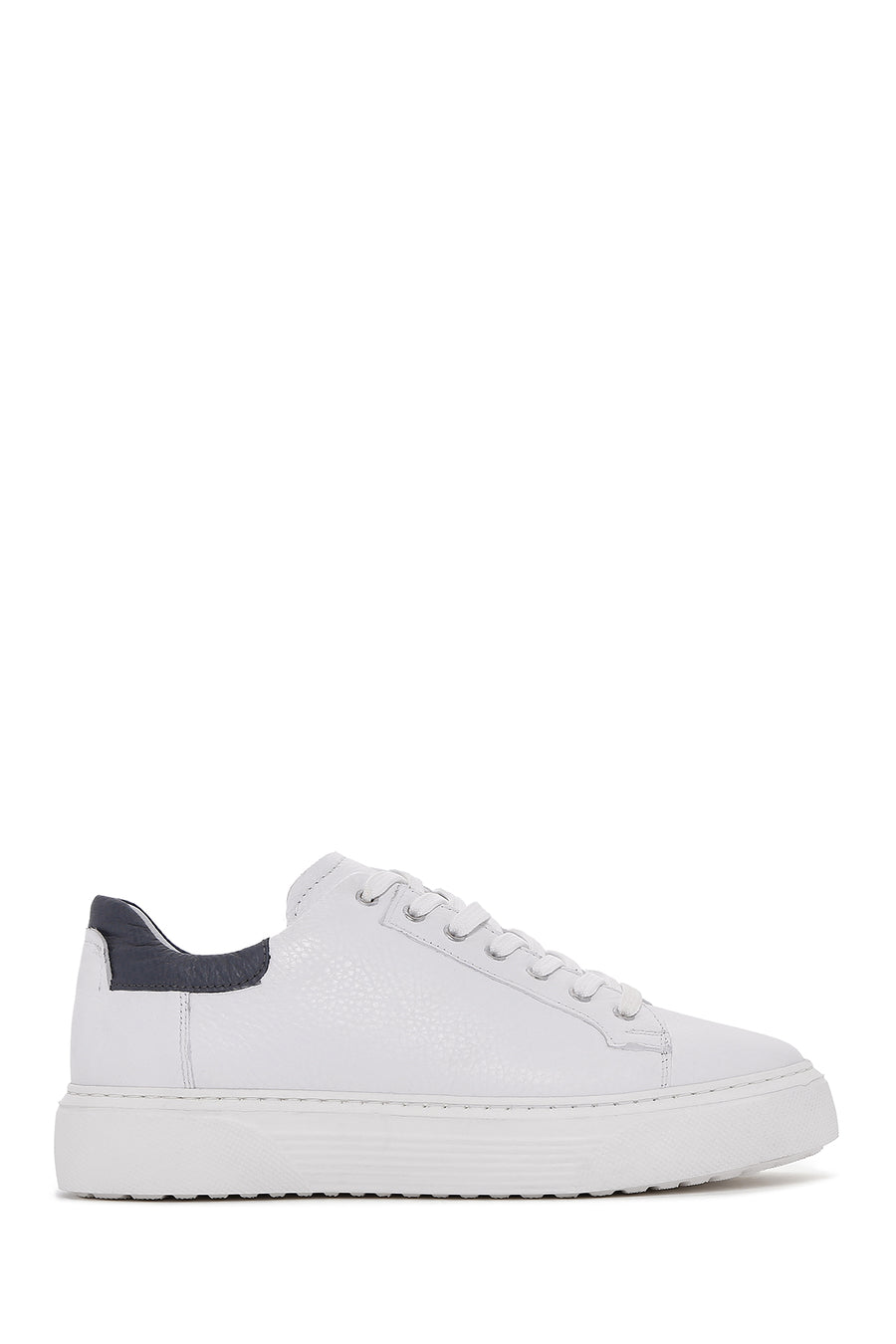 Erkek Beyaz Bağcıklı Deri Sneaker 23WFD660618 | Derimod