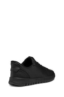 Geox Erkek Siyah U Flextrıde Plus Bağcıklı Deri Sneaker | Derimod