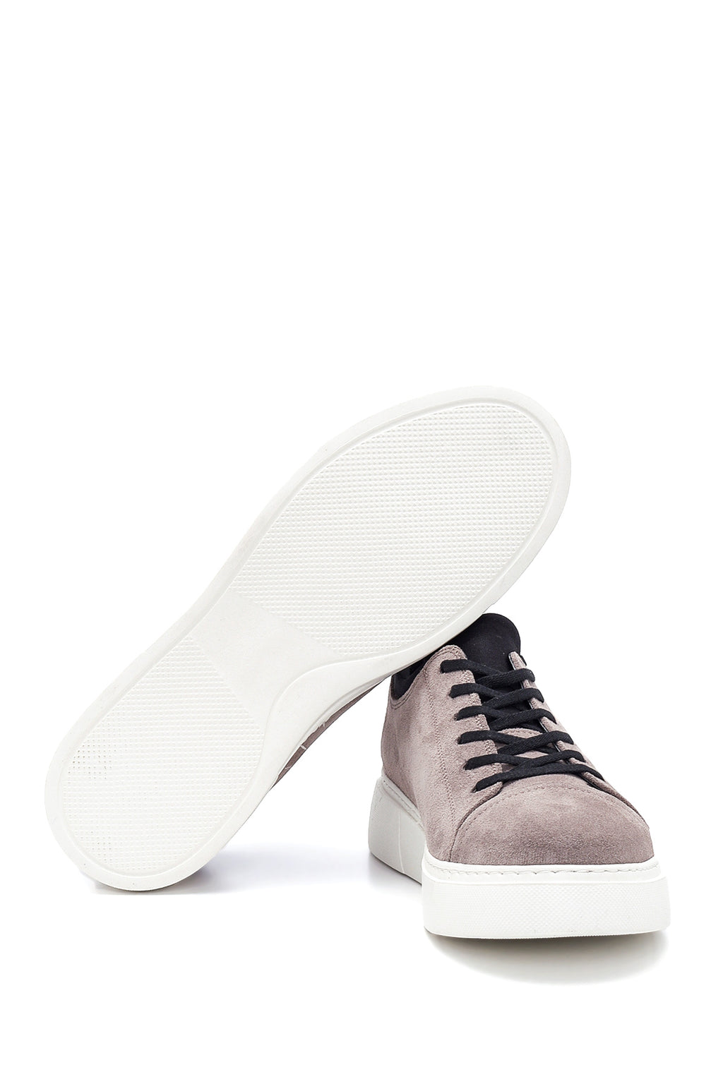 Erkek Vizon Süet Deri Sneaker